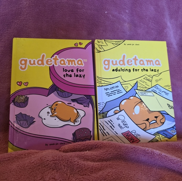 Barnes & Noble Other - Gudetama Books Set - Yellow and Purple